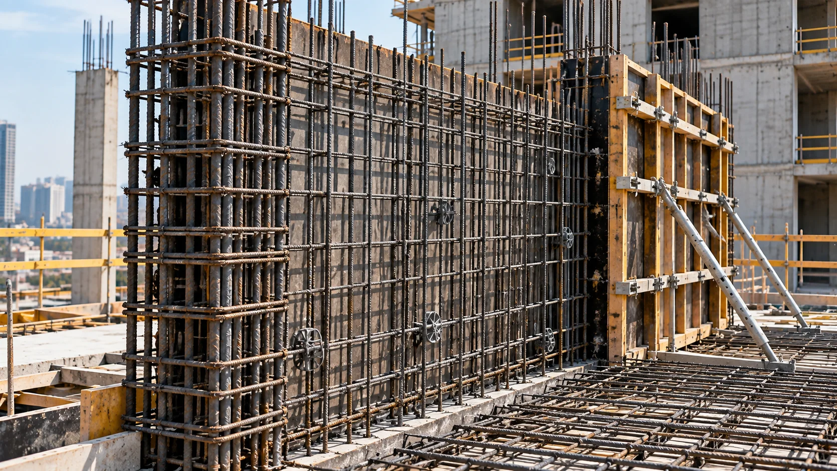 High-ductility seismic shear wall reinforcement rebar cage in earthquake-resistant civil engineering structure — Asia & Africa Metals