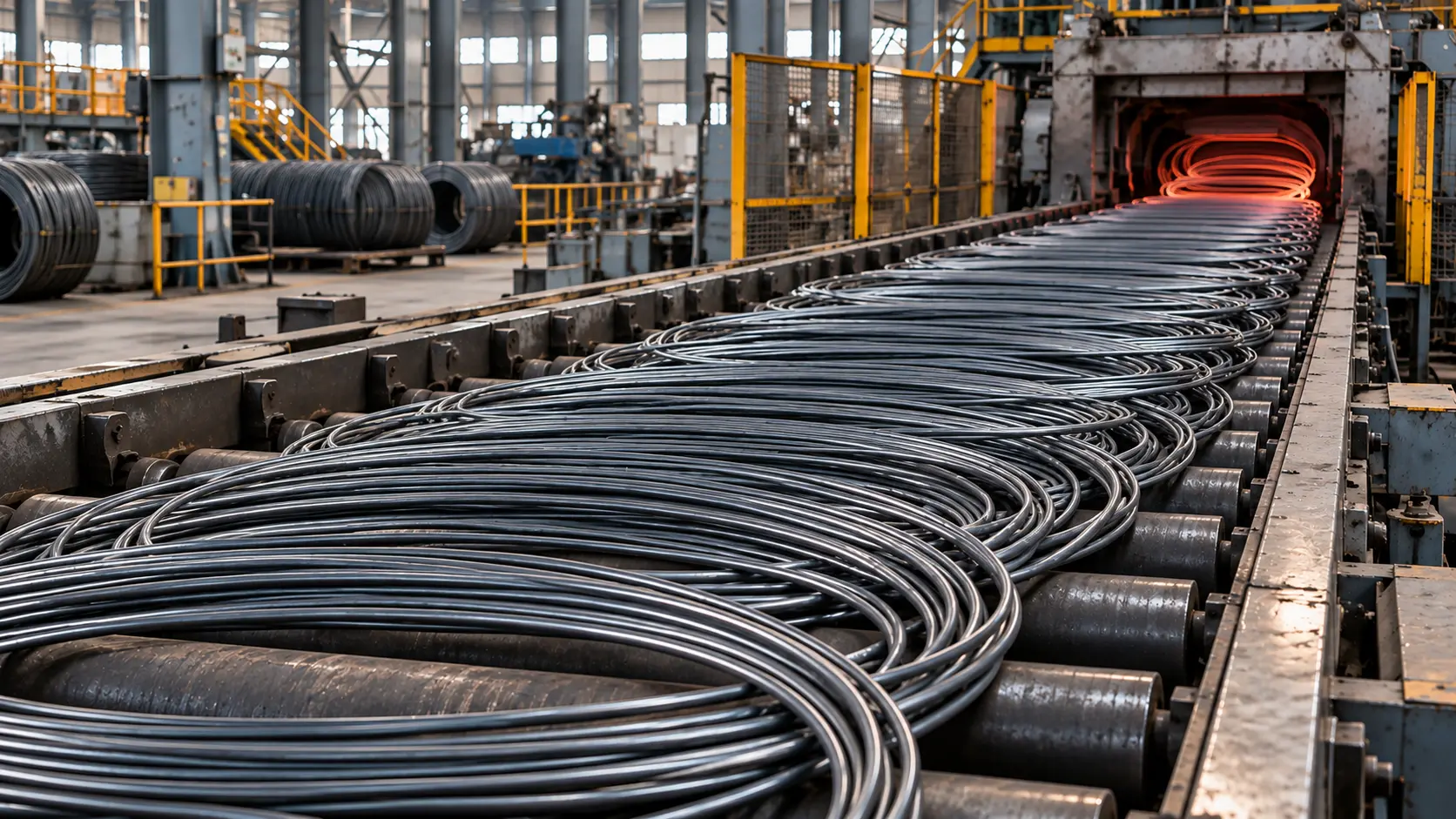 Continuous ERW tube manufacturing lines rolling high-frequency welded pipes from hot rolled slit coils — Asia & Africa Metals
